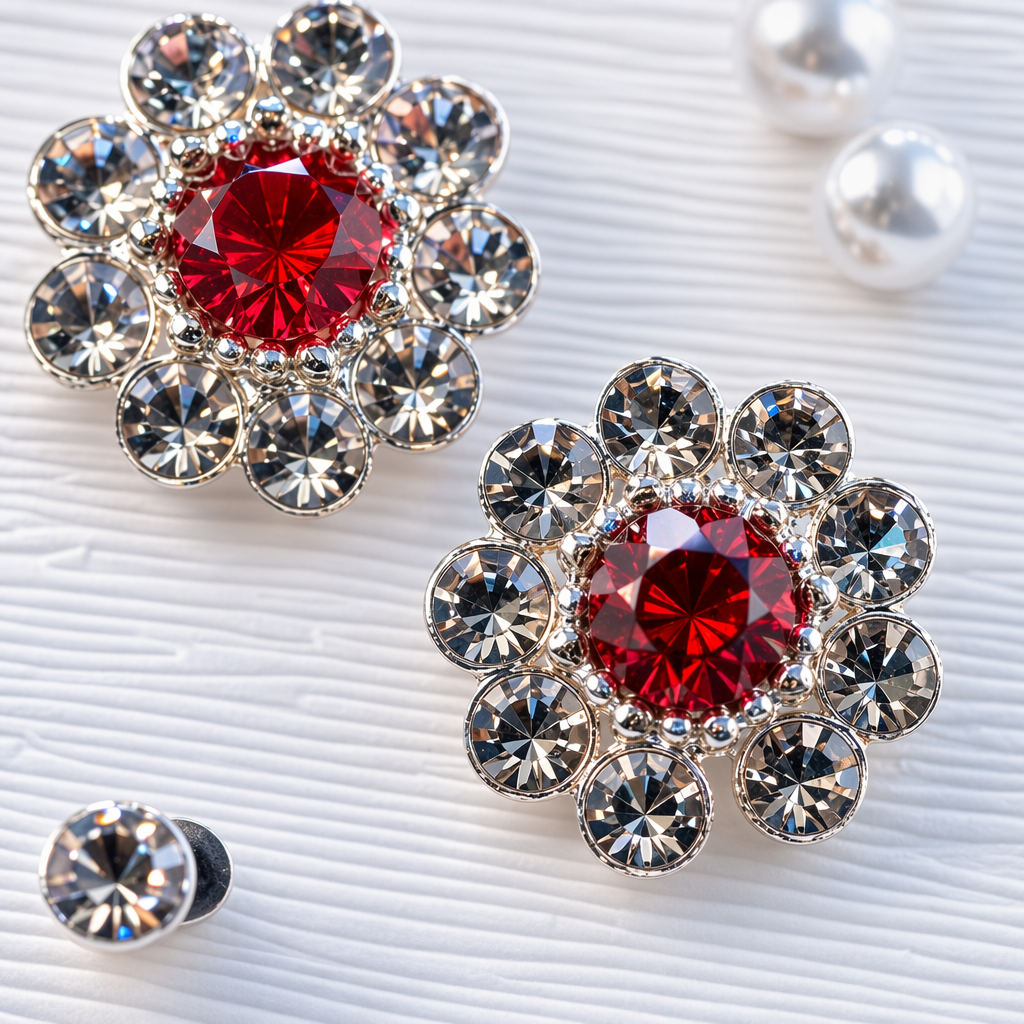 The white card stud set is a simple, fashionable and versatile accessory Application Scenario