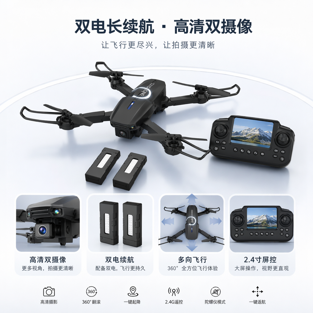 黑色无人机专用包装盒 防震加厚航空铝材便携收纳