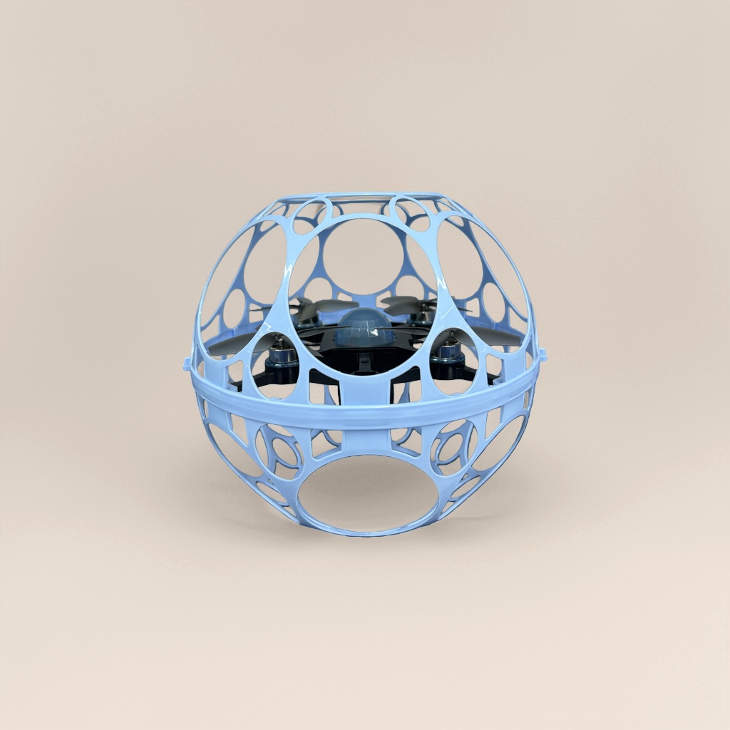 Light blue hollowed-out protective cover drone protective aerial photography equipment Specification image