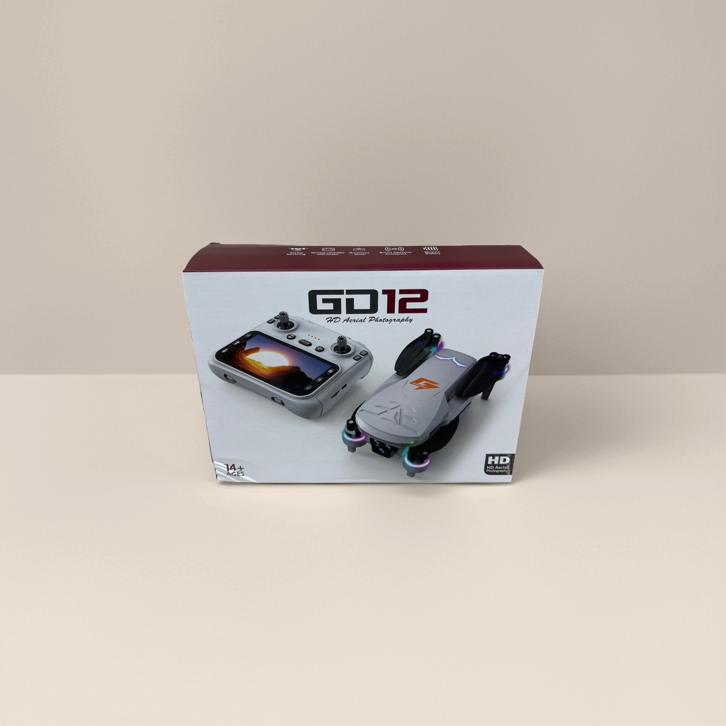 GD12 drone set, white packaging box, 12-megapixel 4K high-definition aerial photography, foldable and portable Application Scenario