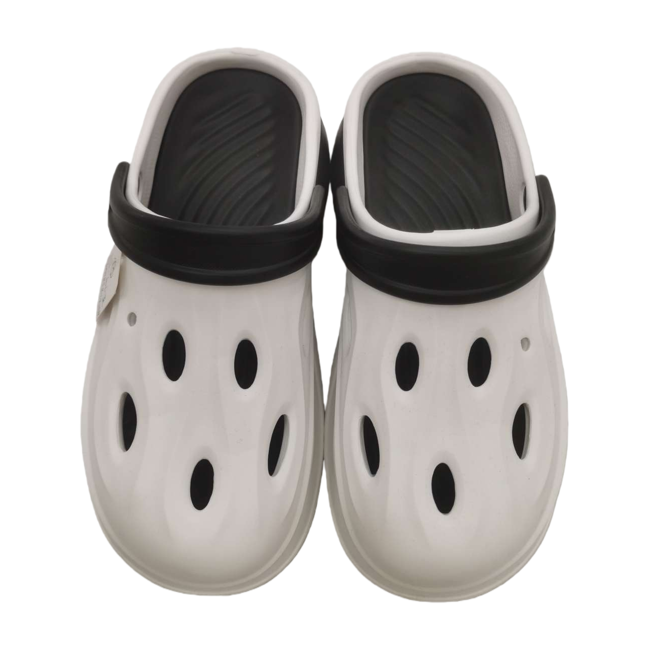 White crocs are breathable, anti-slip, lightweight and casual sandals for women in summer Item Picture