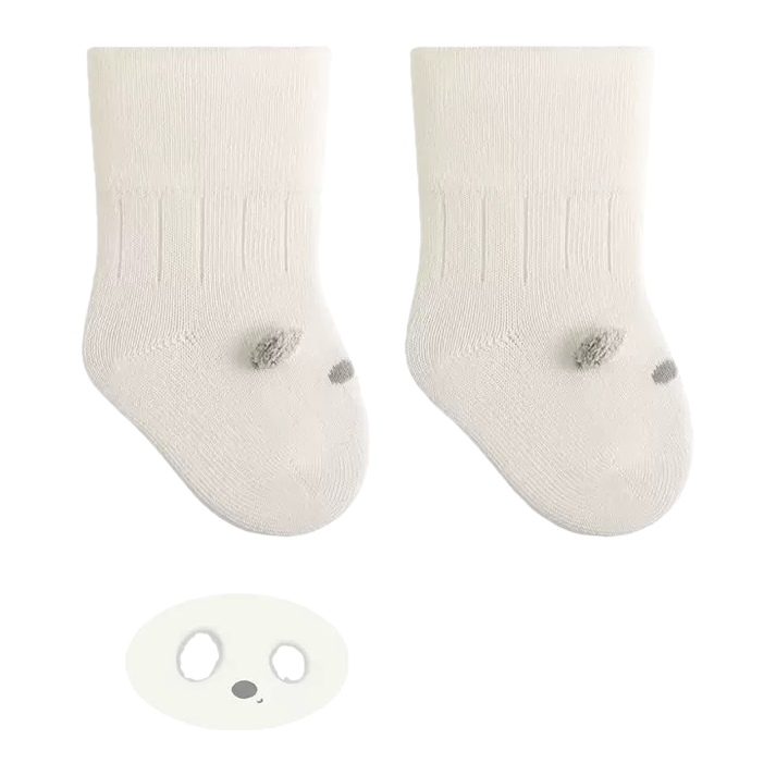 Pure Cotton White Socks For Both Men And Women, Breathable And Sweat-Absorbing Mid-Calf Socks Item Picture