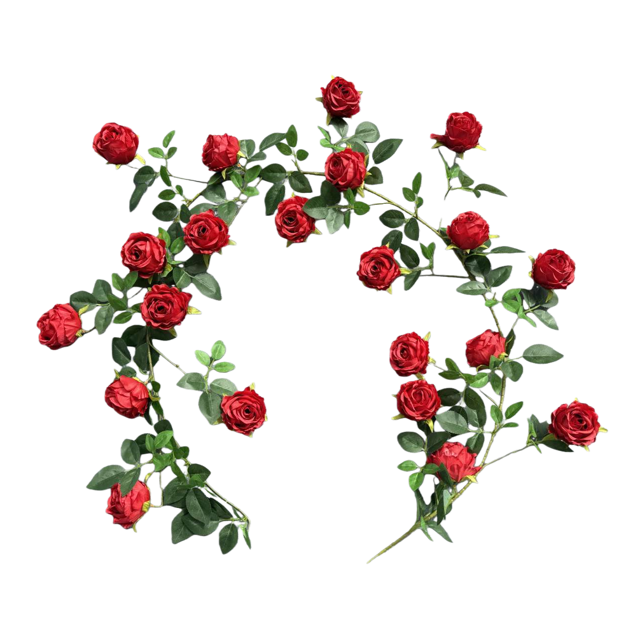Red rose vine dried flower decorative artificial vine plant ornaments Item Picture