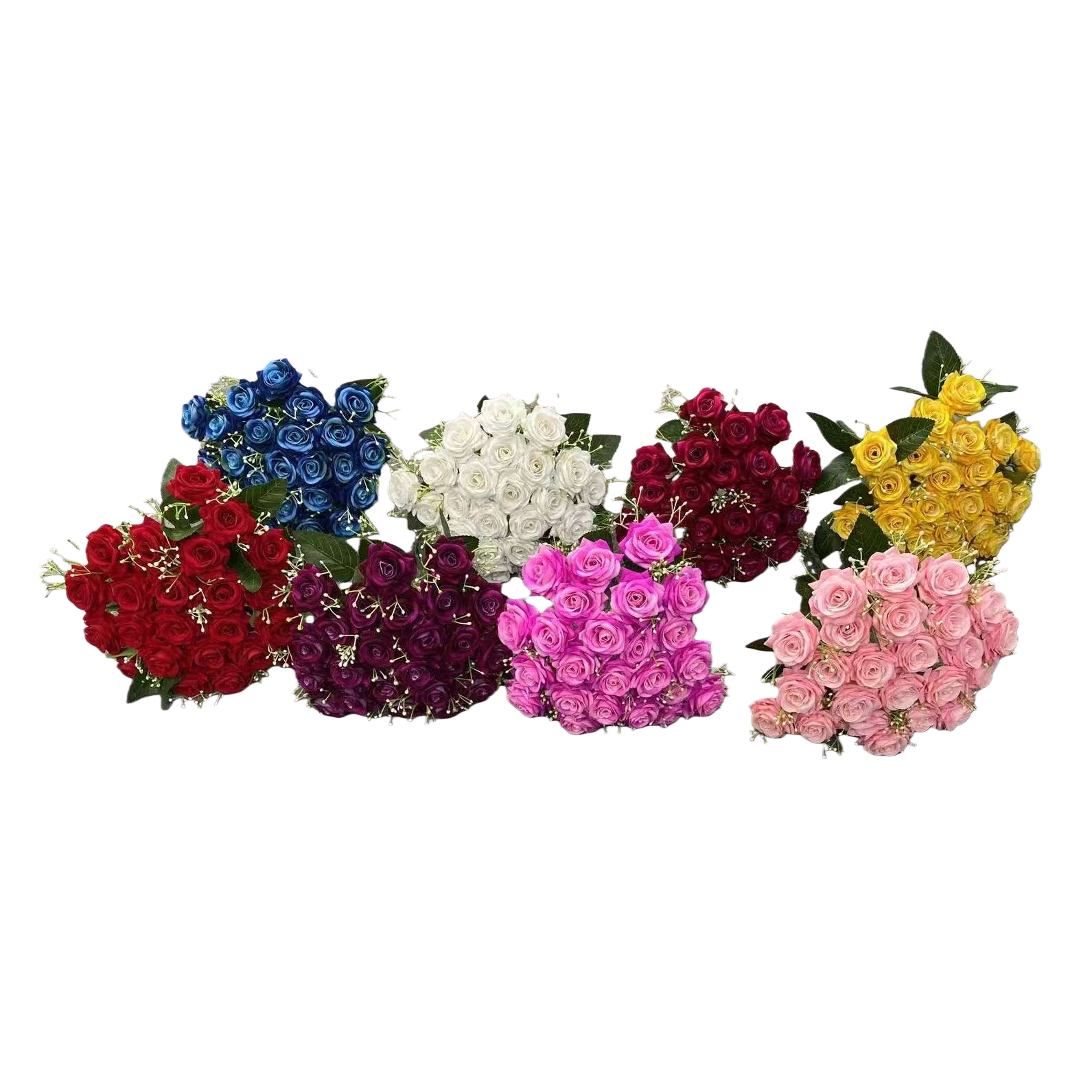 Colorful rose bouquets, fresh flower delivery, birthday and Valentine's Day gifts, hand-held flower gift box packaging Item Picture