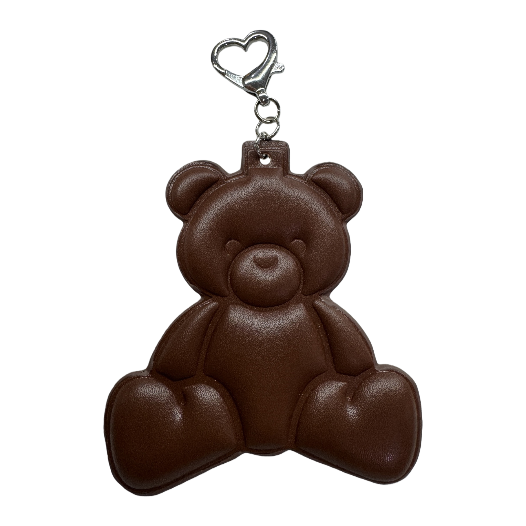 Brown bear-shaped keychain, cute plush pendant, gift and portable accessory Item Picture