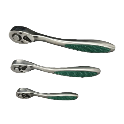 مقابض فضية، مقابض خضراء واقية من الانزلاق Item Picture