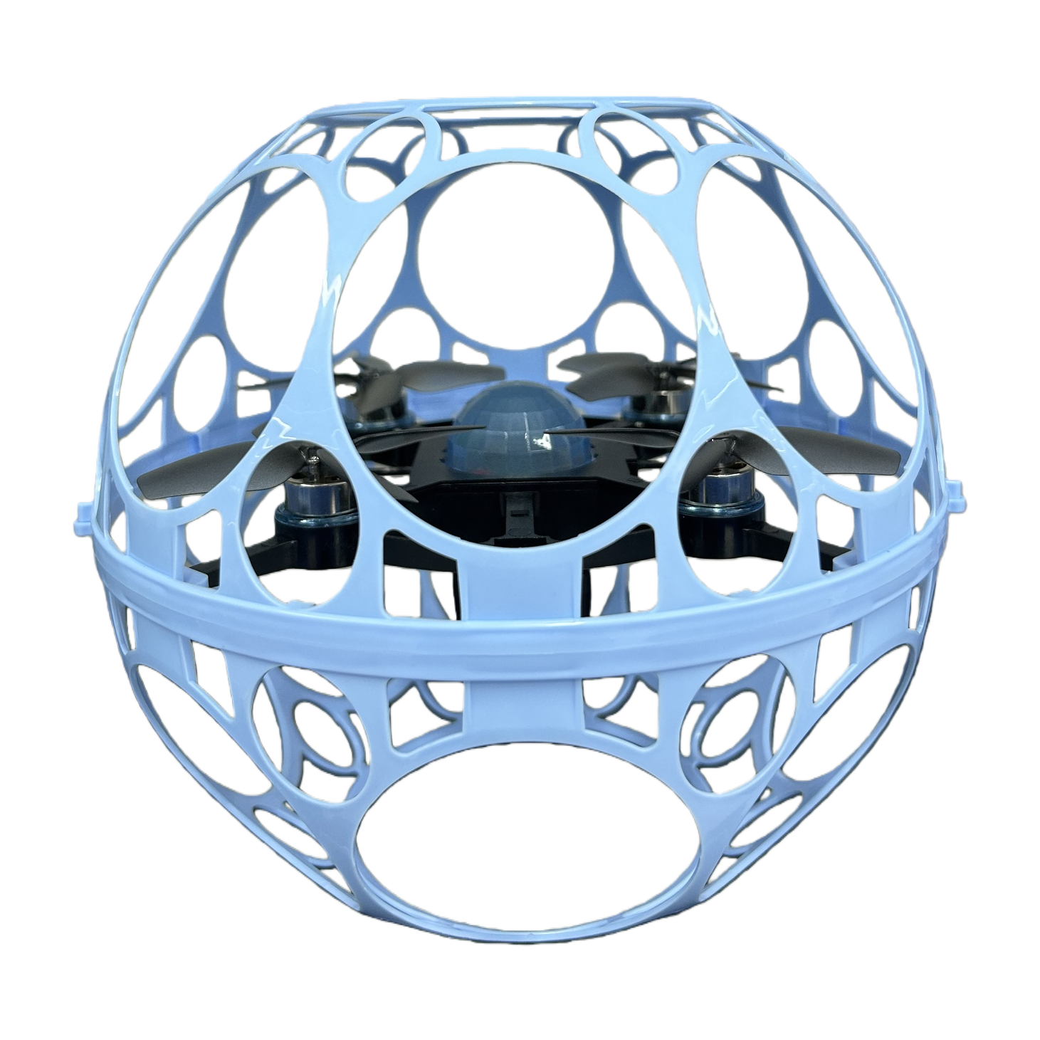 Light blue hollowed-out protective cover drone protective aerial photography equipment Item Picture