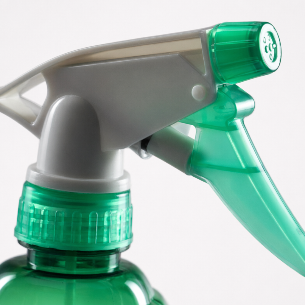 Green spray bottle 500ml press-type nozzle laboratory household portioning bottle Application Scenario