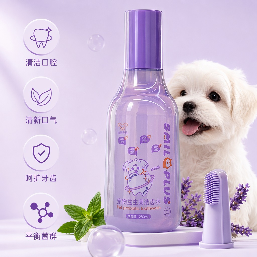 开颜宠物益生菌洁齿水 宠物口腔护理清新口气