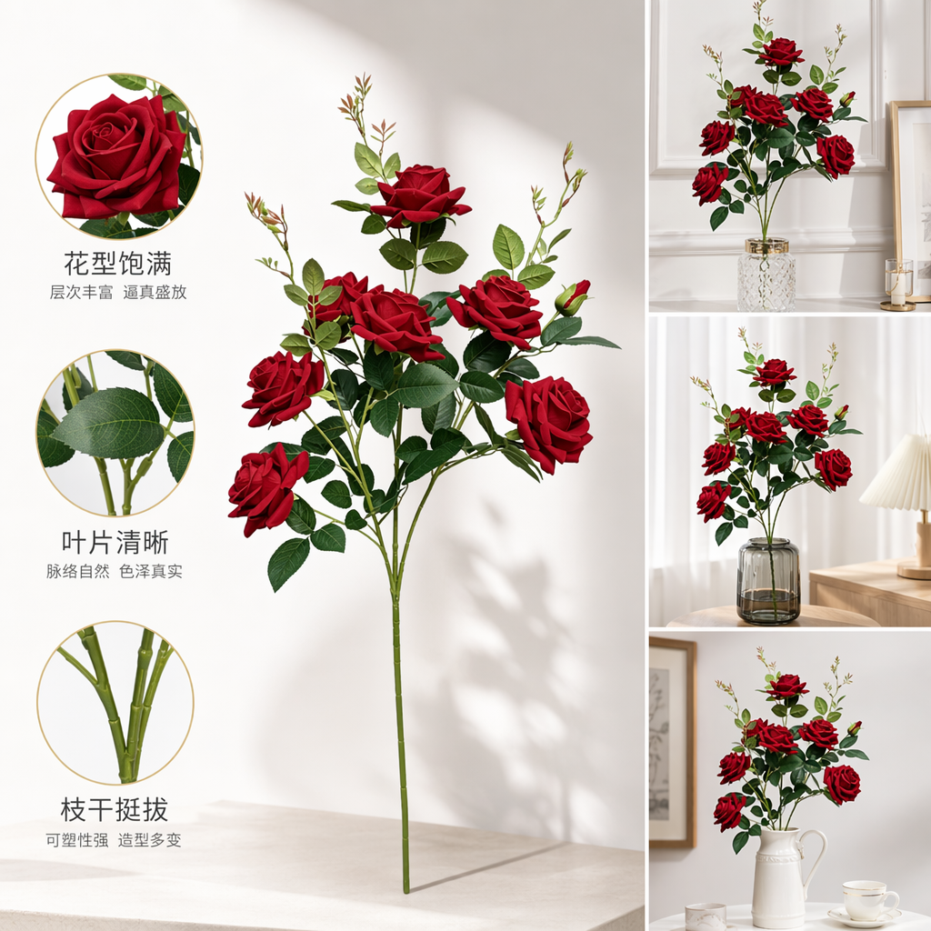 A bouquet of 99 red roses for your girlfriend on Valentine's Day and birthday. Free shipping and SF Express delivery