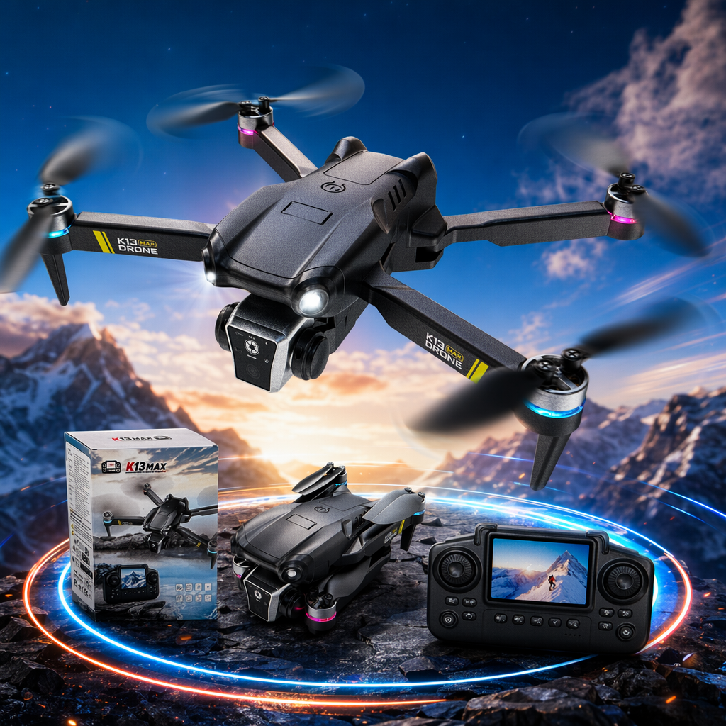 Black drone with carbon fiber body, 4K aerial photography, remote control and intelligent obstacle avoidance Specification image