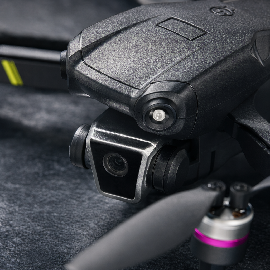 Black drone with carbon fiber body, 4K aerial photography, remote control and intelligent obstacle avoidance Application Scenario