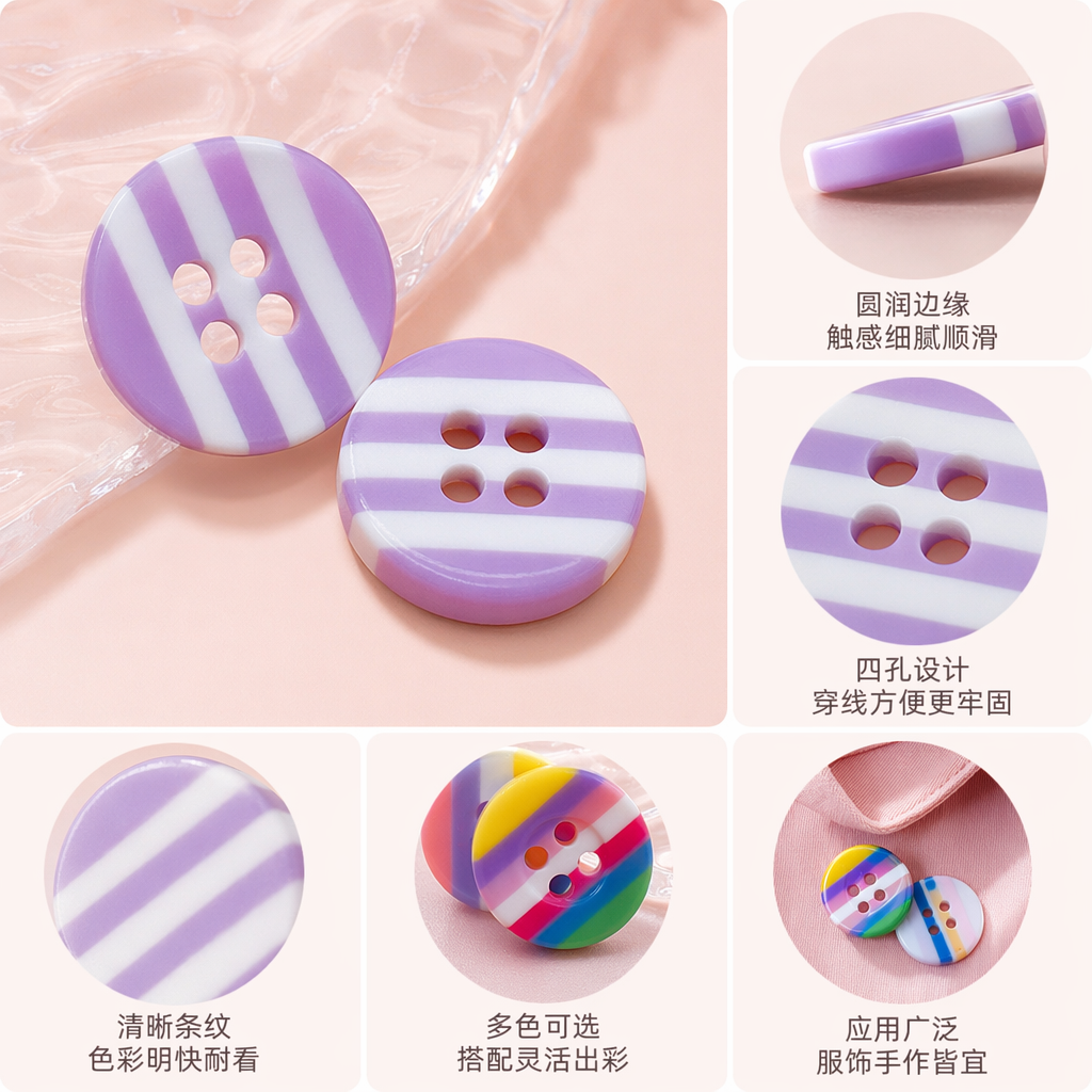 紫色条纹纽扣上衣女春夏季休闲百搭纯棉短袖衬衫
