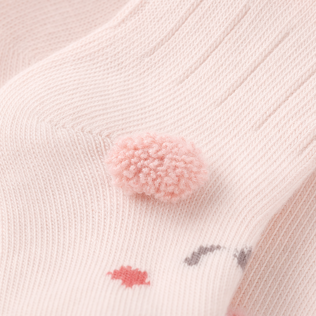 Pink Baby Socks, Pure Cotton, Soft And Anti-Slip, Spring And Autumn Style For Newborn Babies Application Scenario