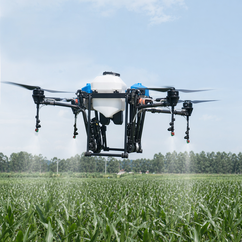 The white medicine box agricultural drone is a professional agricultural spraying equipment that is waterproof and portable details Picture