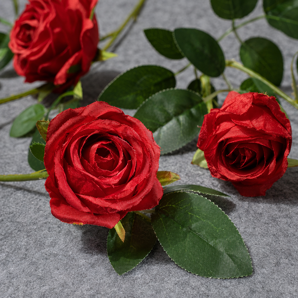 Red rose vine dried flower decorative artificial vine plant ornaments Application Scenario