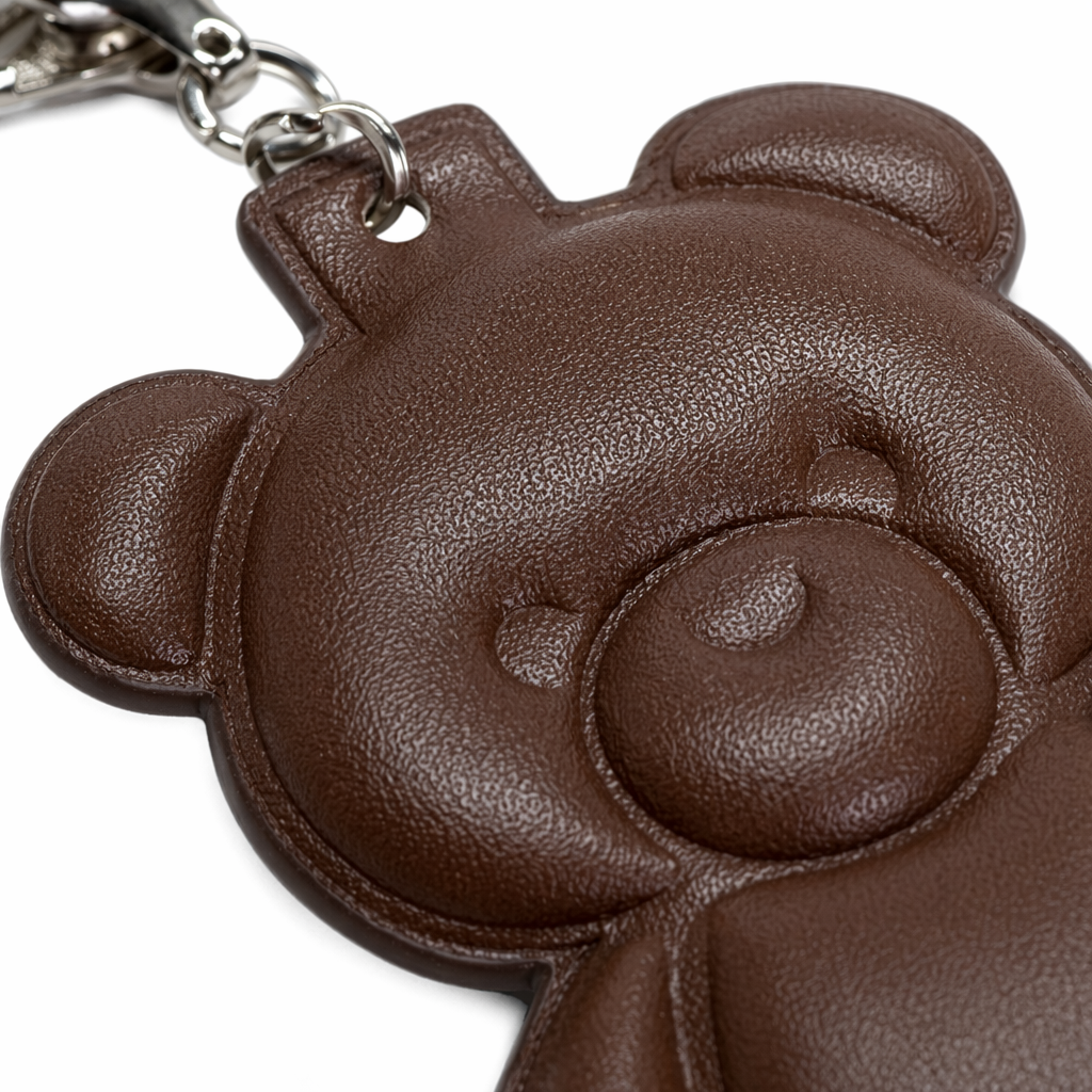 Brown bear-shaped keychain, cute plush pendant, gift and portable accessory Application Scenario