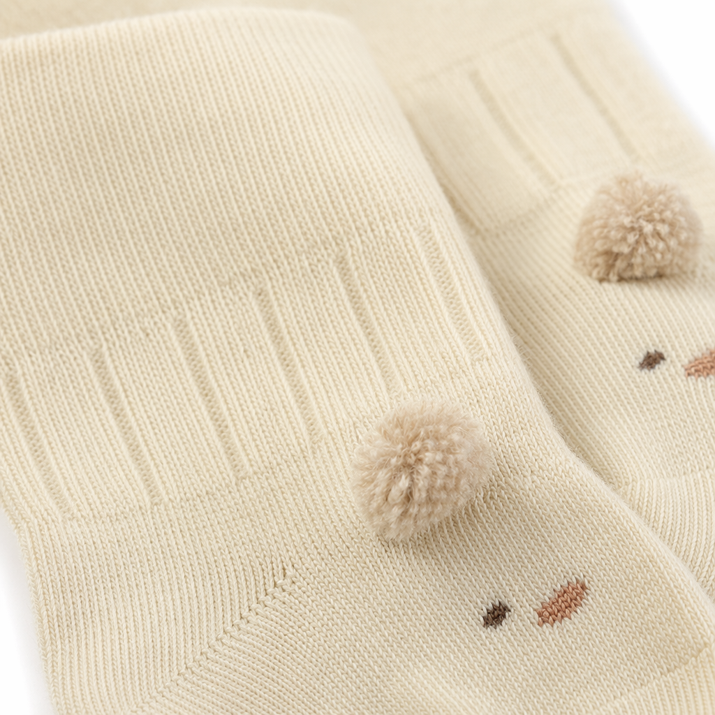 Beige Pure Cotton Baby Socks, Anti-Slip Bags For Newborns And Soft-Soled Baby Socks Application Scenario