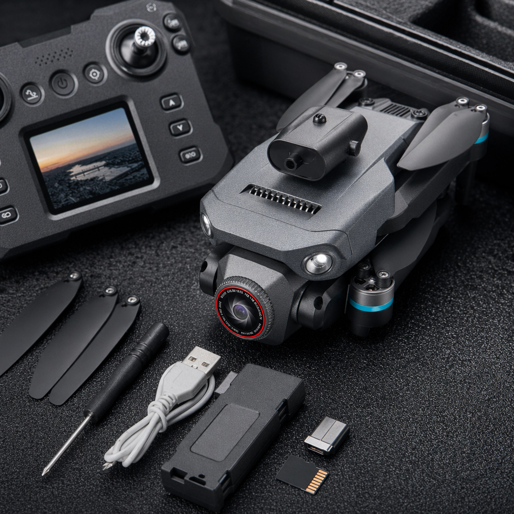 Portable foldable aerial photography high-definition stabilizer for grey drones and remote controls Application Scenario