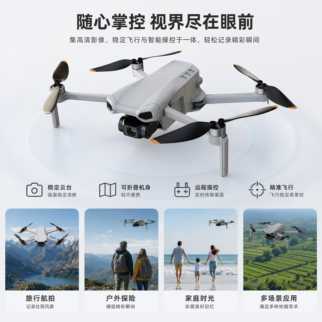 GD017 folding touch screen controlled digital image transmission brushless GPS drone with optical flow (true 4K ultra-high-definition lens with three-axis gimbal) storage bag + color box
