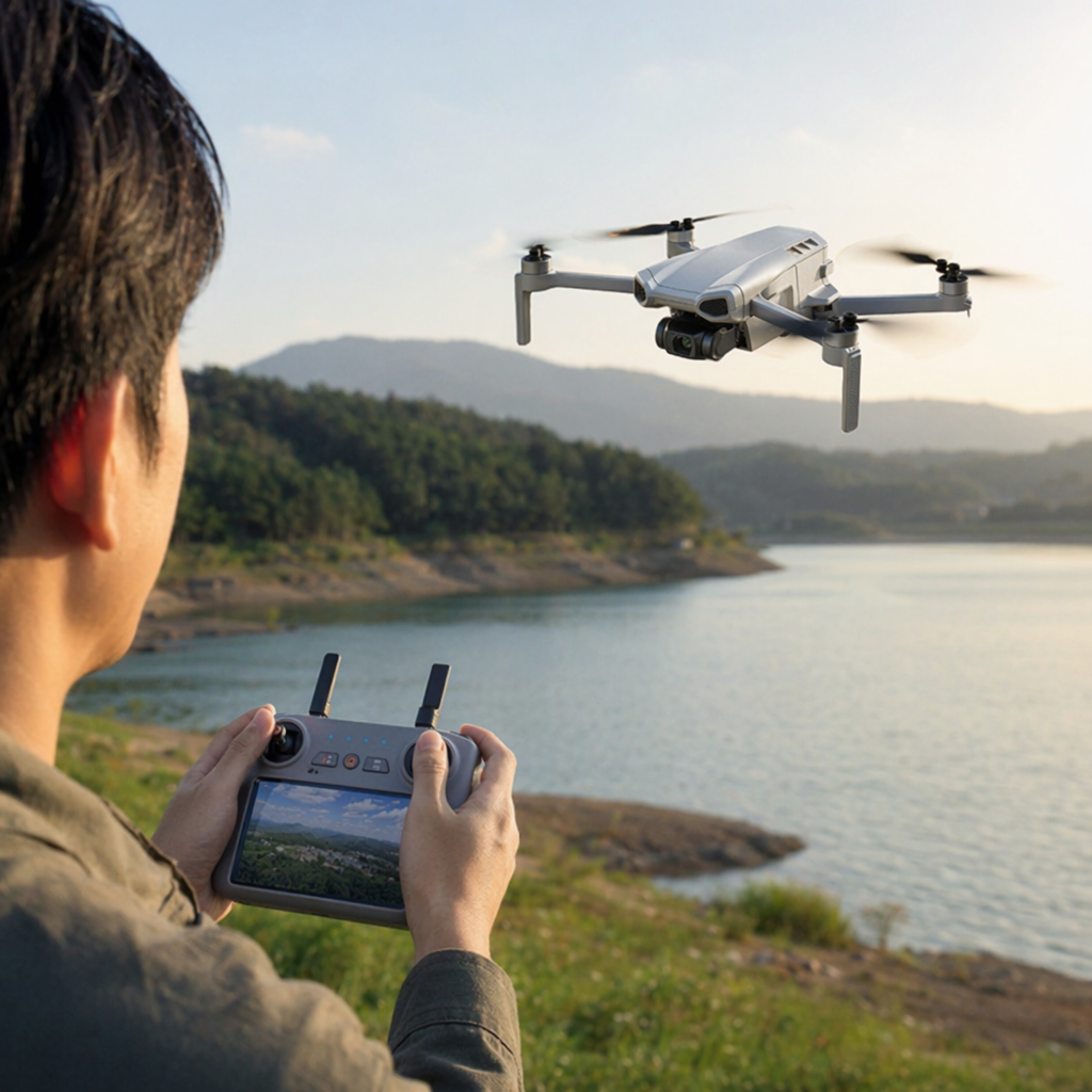 GD017 folding touch screen controlled digital image transmission brushless GPS drone with optical flow (true 4K ultra-high-definition lens with three-axis gimbal) storage bag + color box details Picture