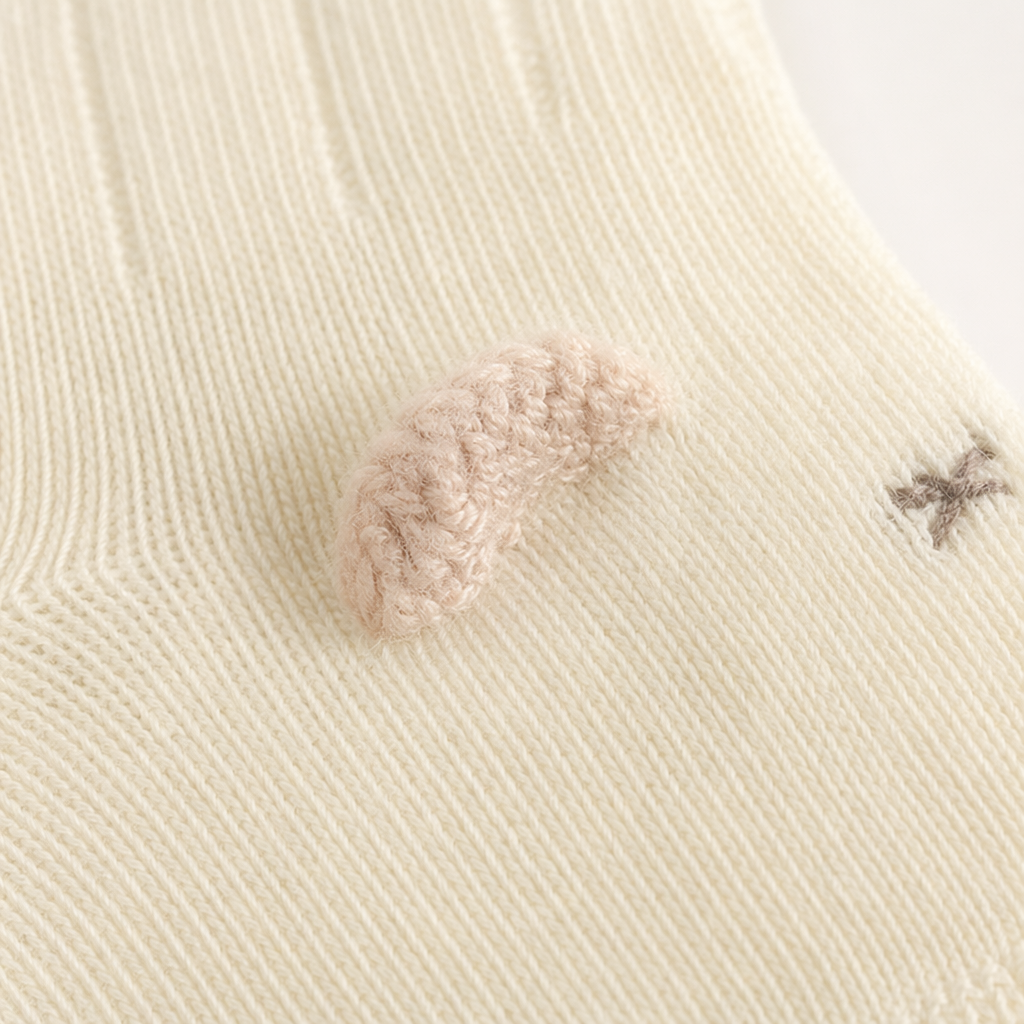 Beige Baby Pure Cotton Short Socks, Newborn Socks, Baby Socks For 0-1 Year Old Application Scenario