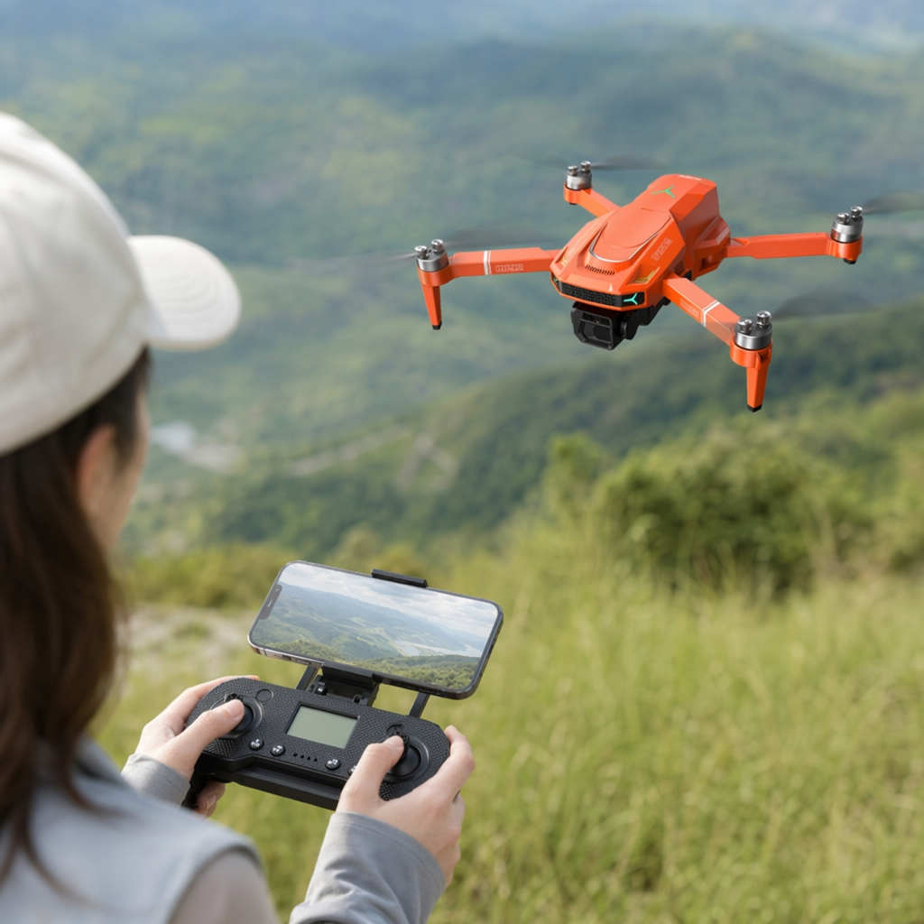 GD95 Pro "Foldable Wifi Brushless GPS Drone with Optical Flow (4K High-Definition Dual Cameras)" storage bag + color box details Picture