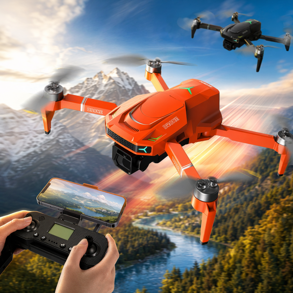 GD95 Pro "Foldable Wifi Brushless GPS Drone with Optical Flow (4K High-Definition Dual Cameras)" storage bag + color box Specification image