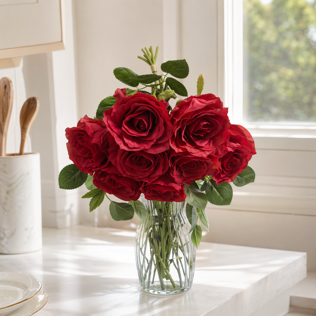 A bouquet of 99 red roses for Valentine's Day and birthday, with free shipping. Fresh cut flower bouquet details Picture