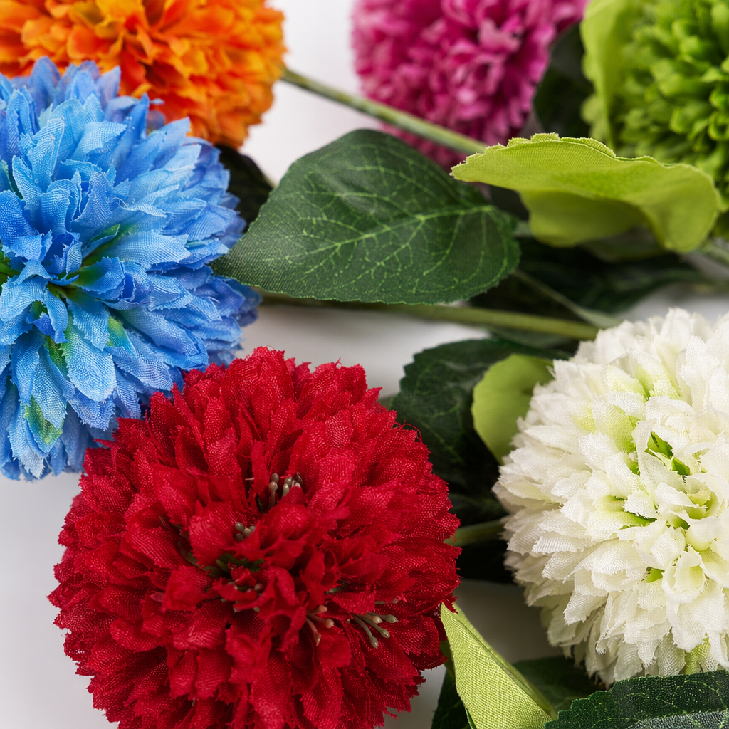 Colorful spherical artificial flower bouquets, home decoration ornaments, living room, bedroom, table floral arrangements Application Scenario