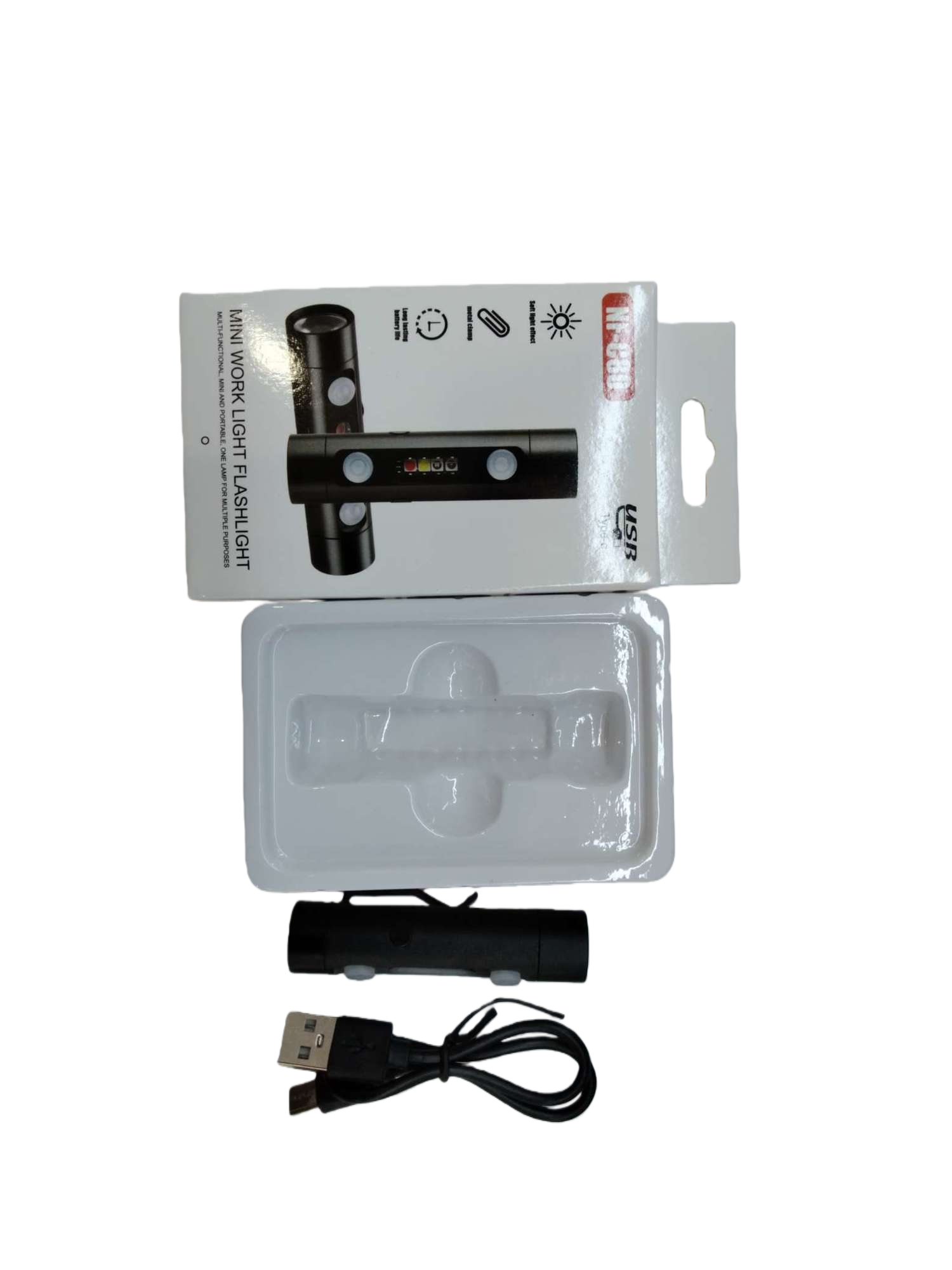 Outdoor night light flashlight, high-intensity multi-functional flashlight, portable outdoor hiking lighting flashlight undefined