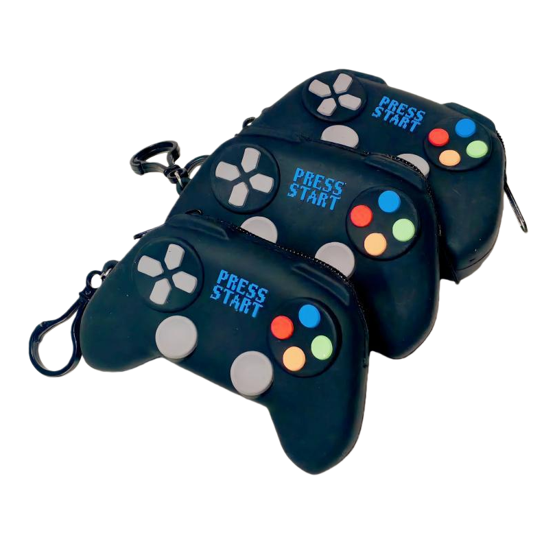 Black gamepad-shaped keychain, a unique and trendy pendant, suitable for both men and women Item Picture