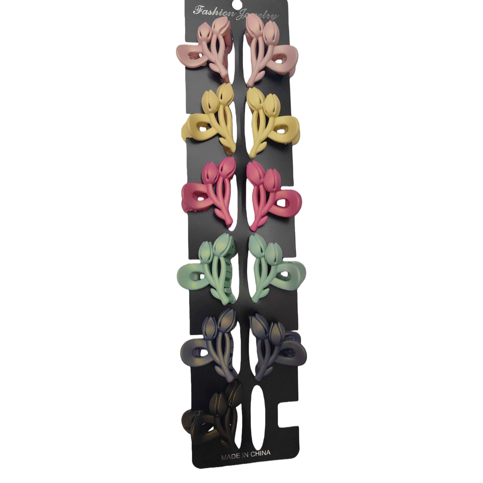 Colorful flower-shaped hairpins, cute headwear for girls, sweet and refreshing forest-themed Item Picture