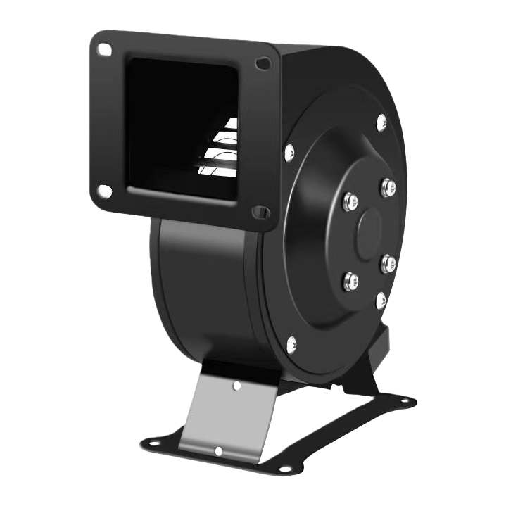 Black centrifugal fan for industrial ventilation and air exchange, silent, energy-saving, durable and universal type Item Picture
