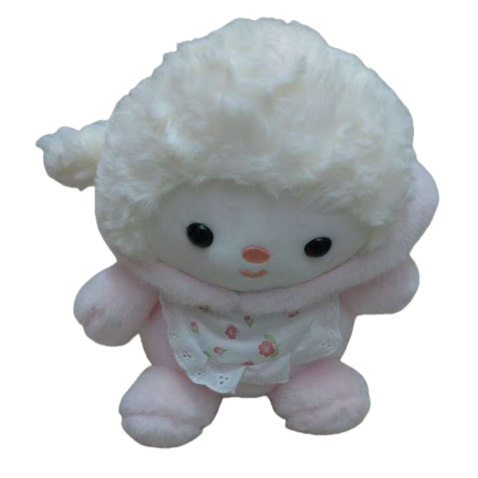 White plush dolls, cute throw pillows, plush toys, home decoration items Item Picture