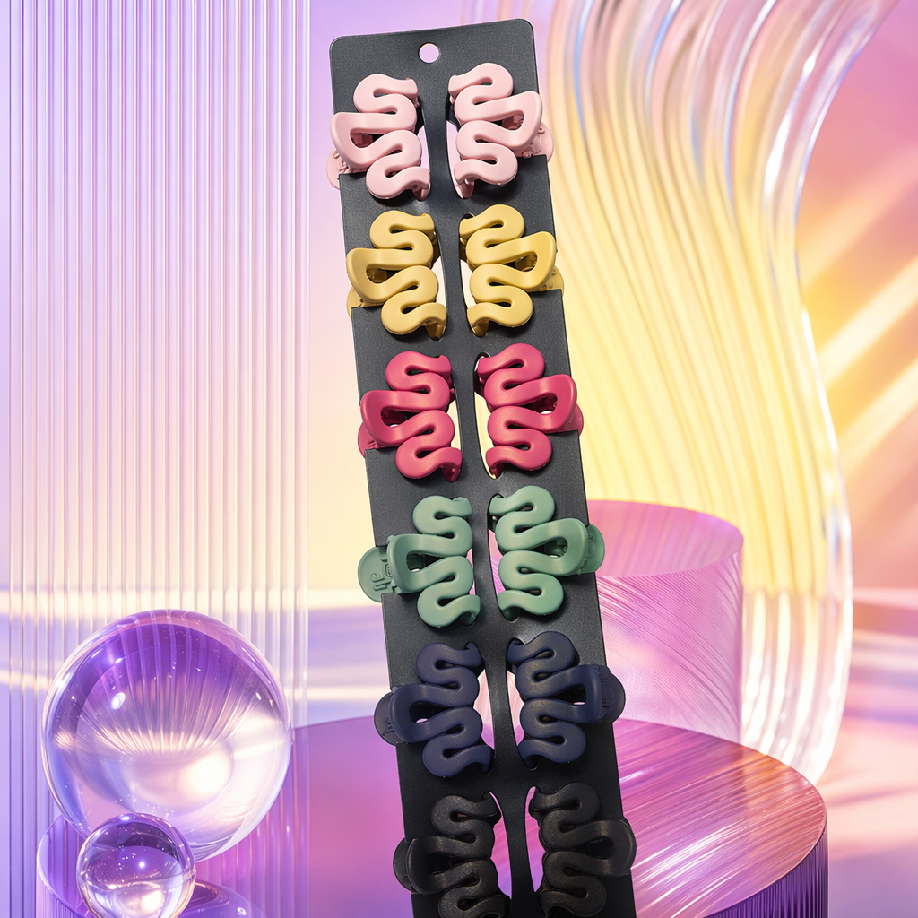 彩色蛇形发夹套装 时尚百搭女童成人通用 Specification image