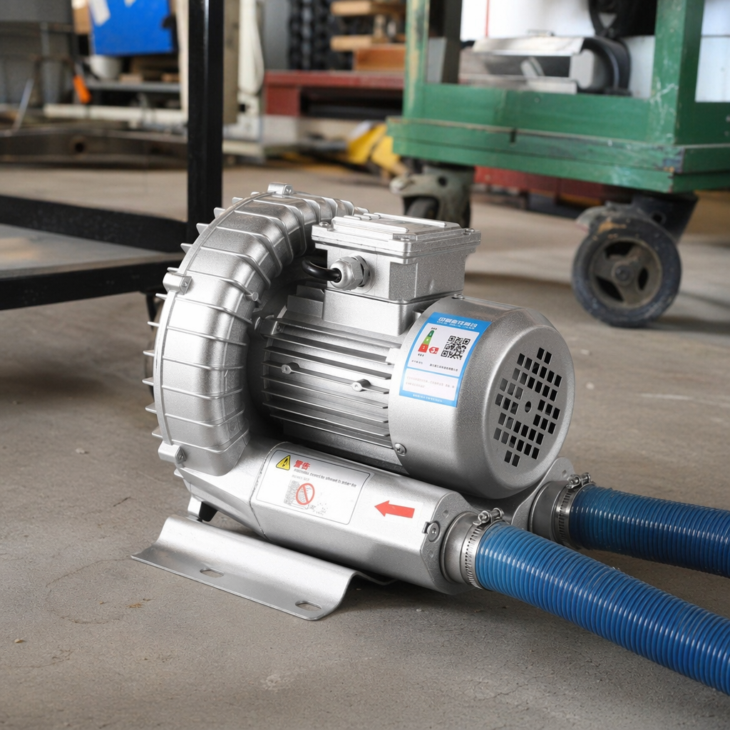 Silver blower, household high-wind fan, turbine fan details Picture