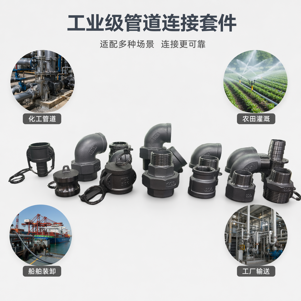 金属管件和接头组合套装 不锈钢卡压式管路连接配件