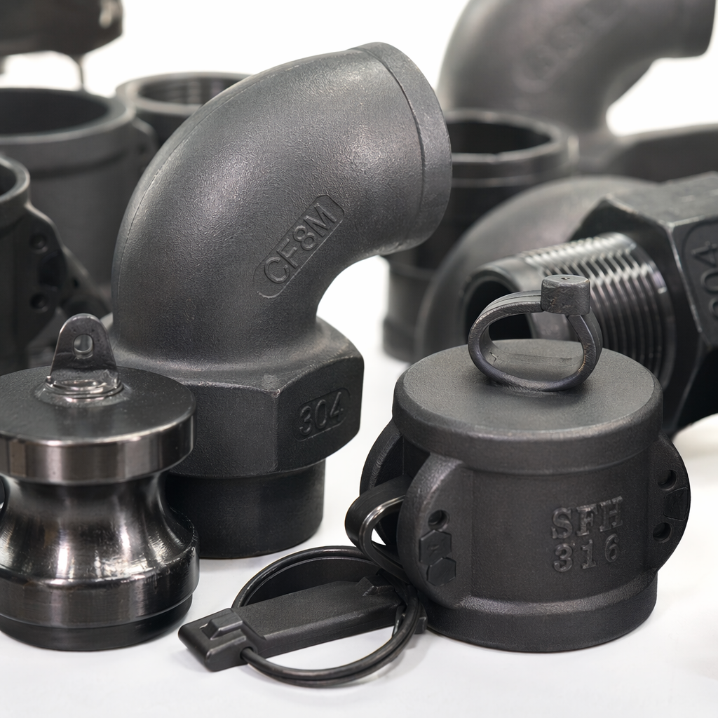 Metal pipe fittings and joint combination set, stainless steel compression type pipe connection accessories Application Scenario
