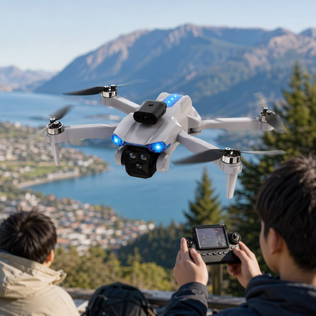 Black packaging box for drone products, shockproof and generous gift box details Picture