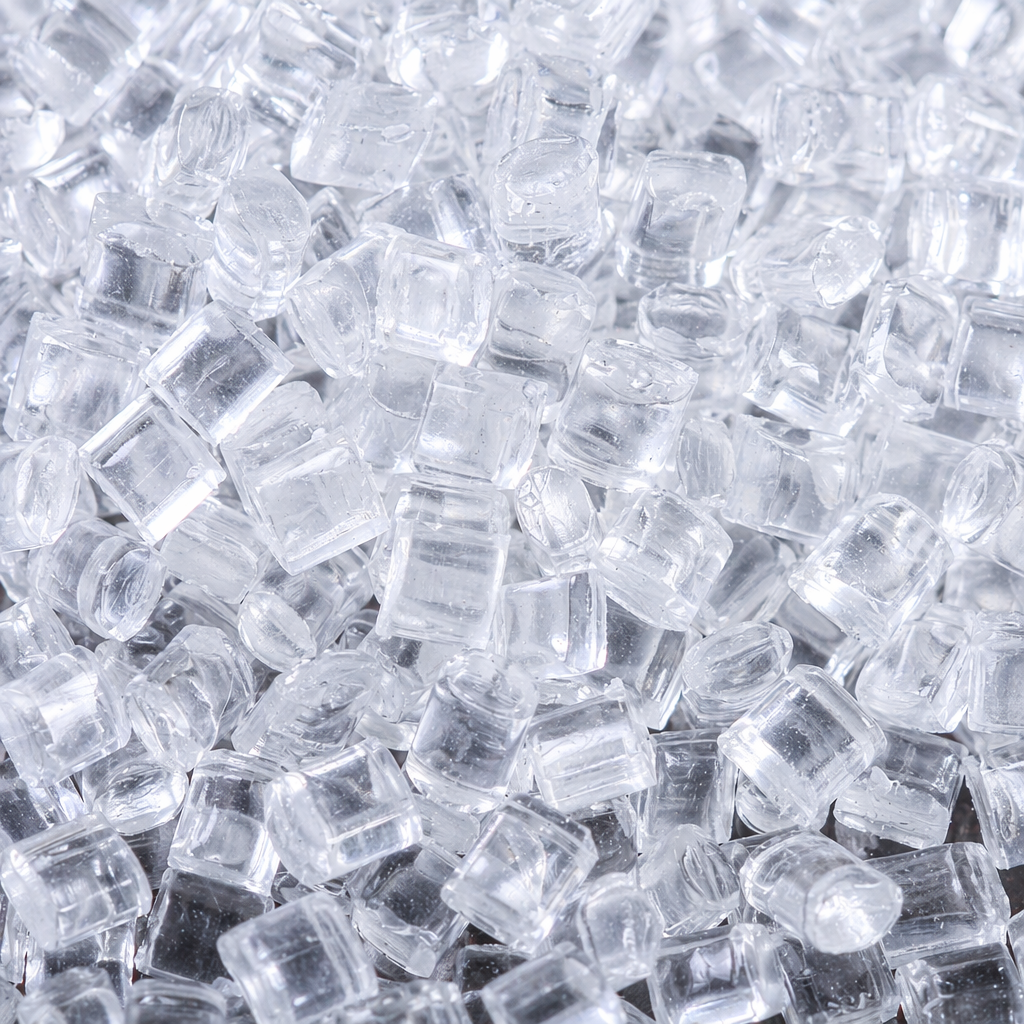 Transparent plastic granules, industrial-grade PPPE material granular raw material, 500g Application Scenario