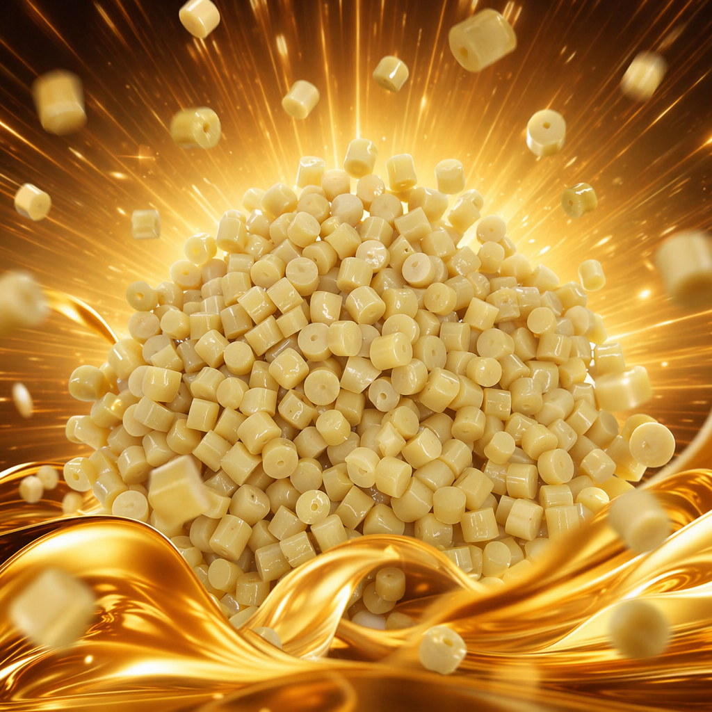 Light yellow plastic granules, industrial-grade PP polypropylene raw material, 25kg Specification image