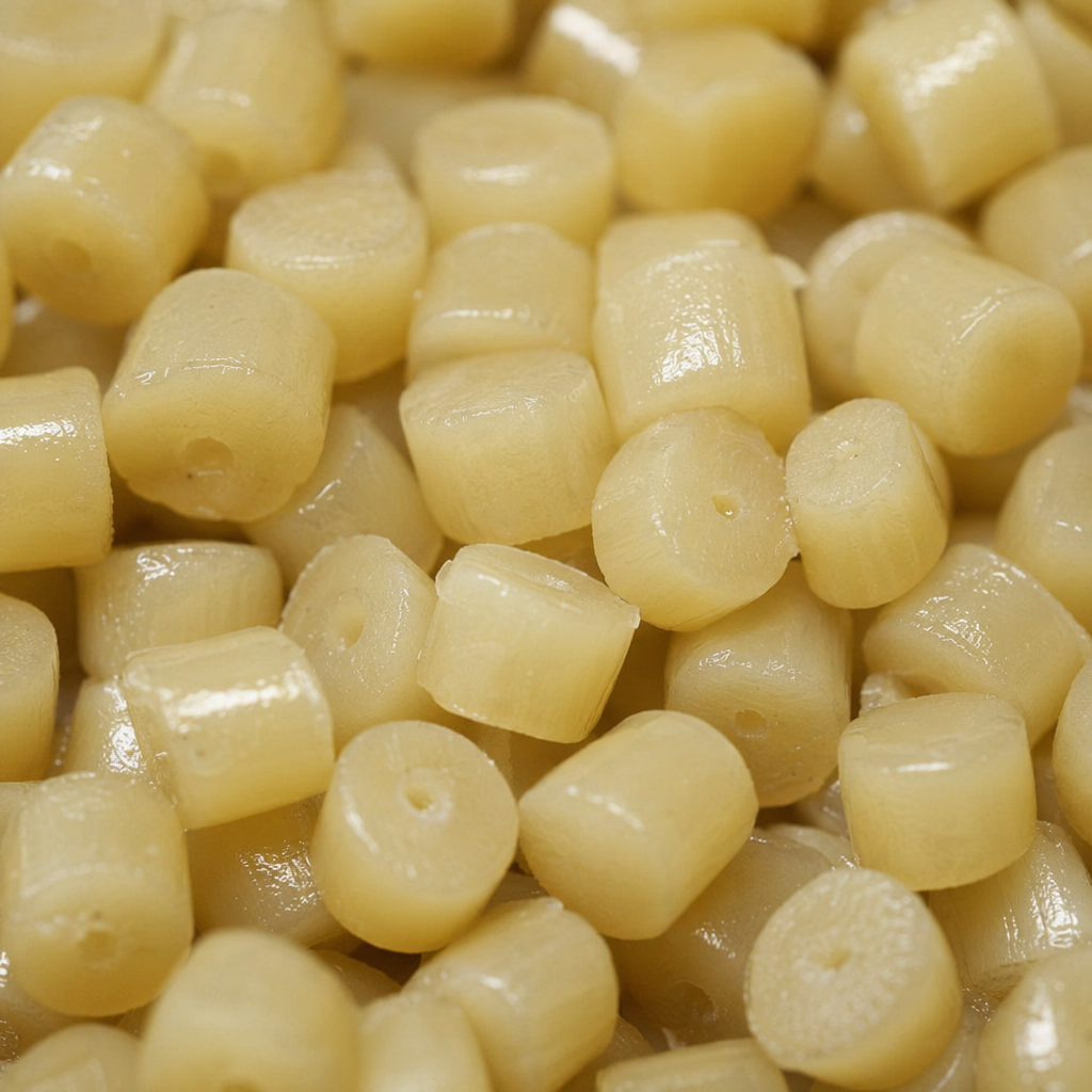 Light yellow plastic granules, industrial-grade PP polypropylene raw material, 25kg Application Scenario