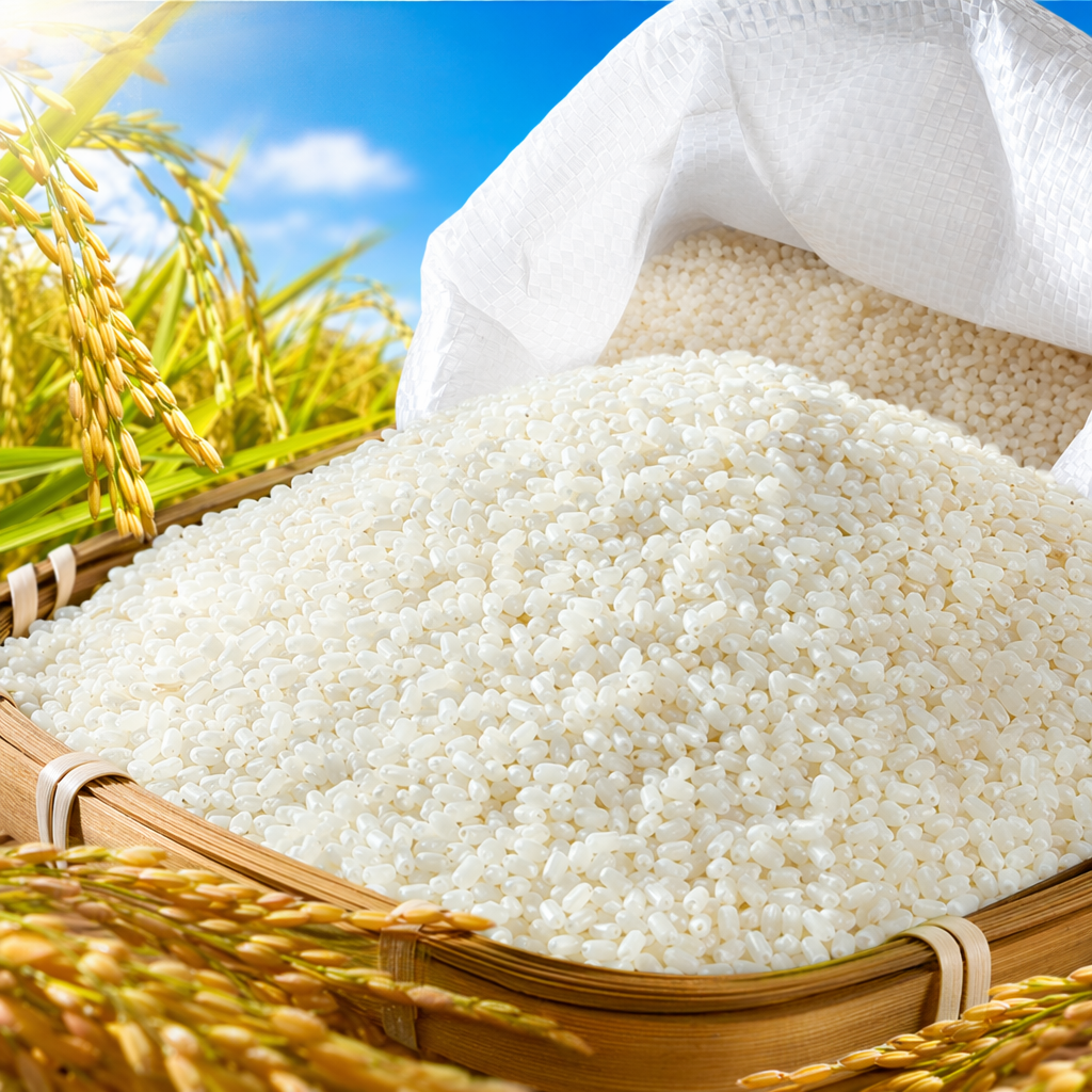 White plastic granules, industrial-grade PPPE raw material, 2mm cylindrical, environmentally friendly and non-toxic Specification image