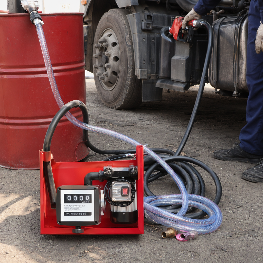 Red pump body device details Picture