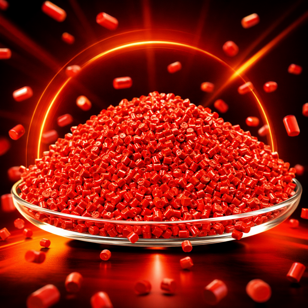 Red granular plastic raw material PP polypropylene general-purpose injection molding grade Specification image