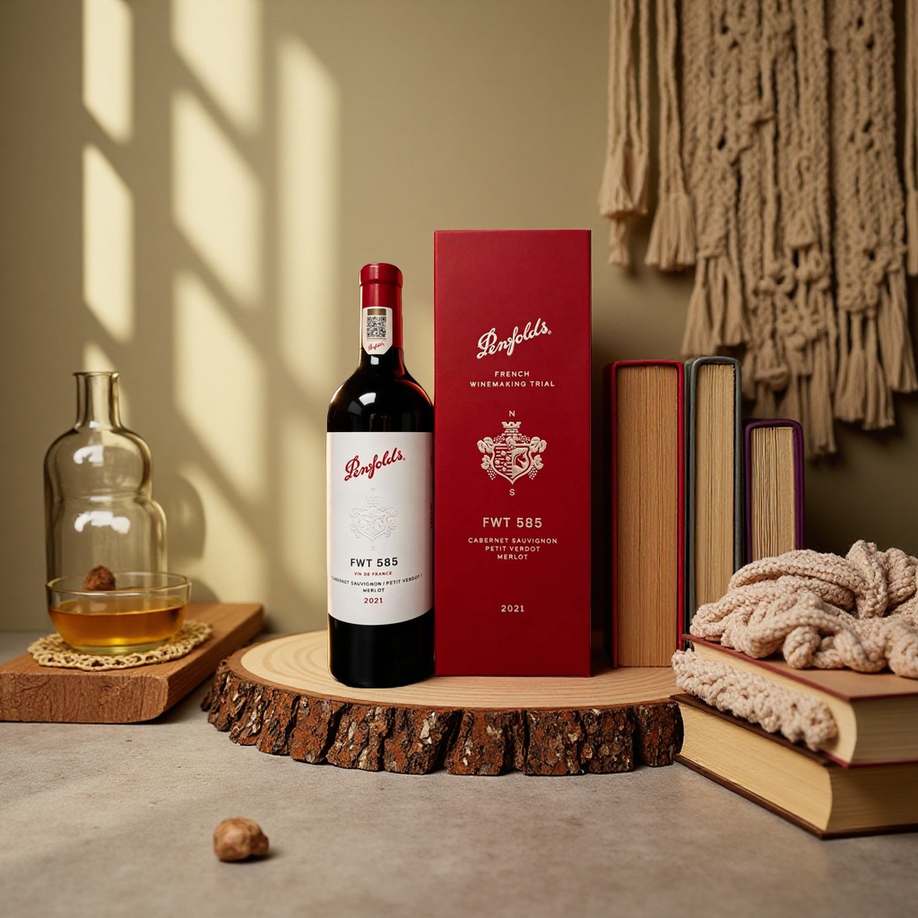 Penfolds FWT585 is made from carefully selected fruits from multiple outstanding vineyards in the Bordeaux region. Specification image