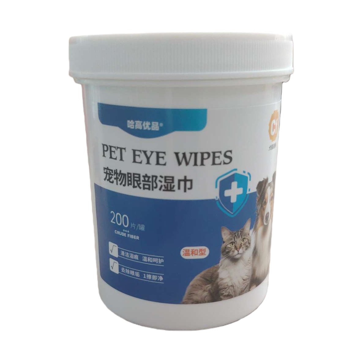 الوشاح الأبيض المعلب للحيوانات الأليفة نظيف نظيف Item Picture