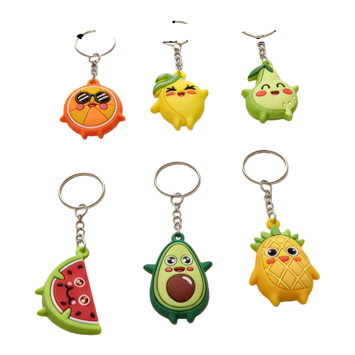 Cute fruit keychains, adorable cartoon pendants and portable small items Item Picture