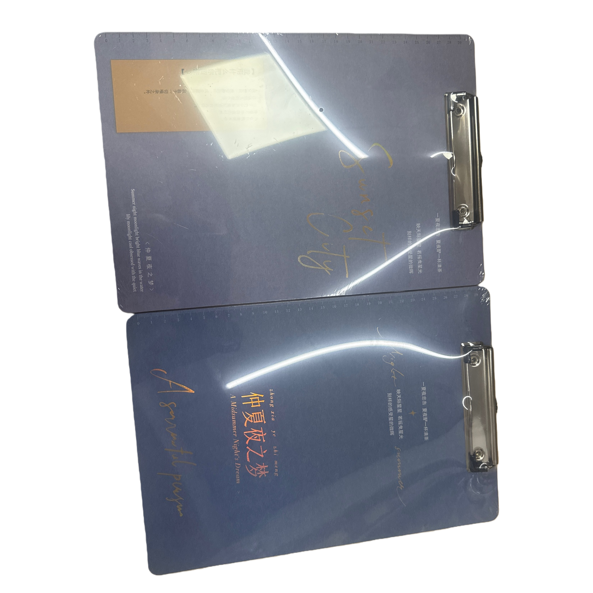 ملف دراسي مكتبي محمول في الحافظة الزرقاء A4. Item Picture